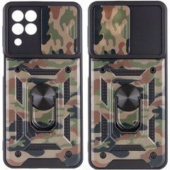 Захисний чохол Camo Ring Lock для Samsung Galaxy M33 5G Коричневий
