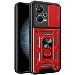 Защитный чехол Kvadrat Ring Lock для Xiaomi Poco X5 5G / Redmi Note 12 5G Красный