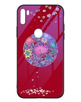Защитный чехол Luminic Glass для Xiaomi Redmi Note 8 / Note 8 2021 Красный