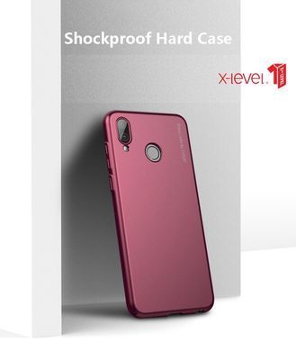 Захисний чохол X-level Knight для Xiaomi Redmi Note 7 Pro Бордовий