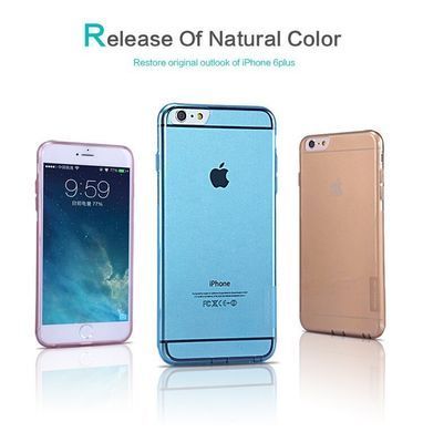 TPU чехол Nillkin Nature для iPhone 6 plus Прозрачный
