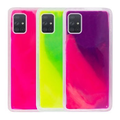 Захисний чохол Neon с песком для Samsung A515F Galaxy A51 2020 Блакитний