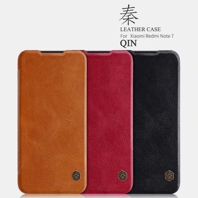 Чехол-книжка Nillkin Qin для Xiaomi Redmi Note 7 Pro Красный