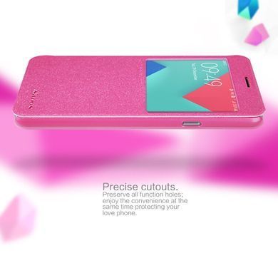 Чохол-книжка Nillkin Sparkle для Samsung A710F Galaxy A7 (2016) Рожевий