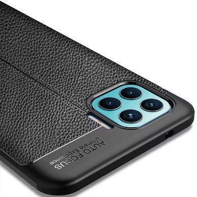 Защитный чехол Leather для Oppo A73 Черный