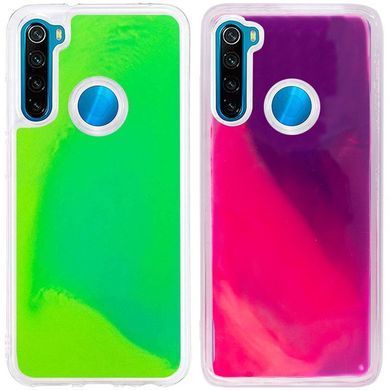 Захисний чохол Neon с песком для Xiaomi Redmi Note 8 / Note 8 2021 Червоний