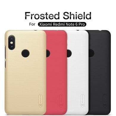 Захисний чохол Nillkin Frosted Shield для Xiaomi Redmi Note 6 Pro Червоний