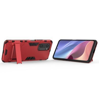 Захисний чохол Strong Guard для Xiaomi Redmi K40 / K40 Pro / K40 Pro Plus / Poco F3 / Mi 11i Червоний