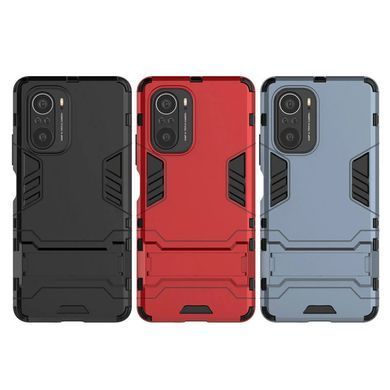 Захисний чохол Strong Guard для Xiaomi Redmi K40 / K40 Pro / K40 Pro Plus / Poco F3 / Mi 11i Червоний
