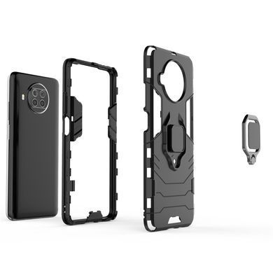 Захисний чохол Strong Guard Ring для Xiaomi Mi 10T Lite / Redmi Note 9 Pro 5G Чорний