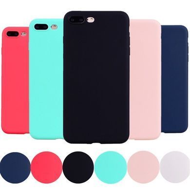 Защитный чехол TPU Matte для iPhone 7 Plus / iPhone 8 Plus (5.5") Черный