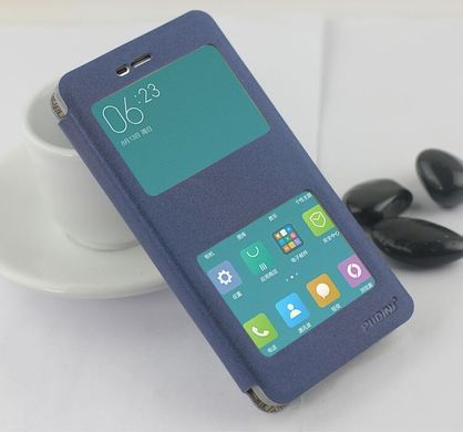 Чехол-книжка Pudini Goldsand для Xiaomi Redmi 3 Синий