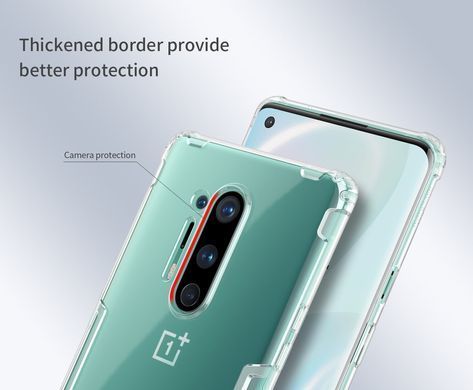 TPU чохол Nillkin Nature для OnePlus 8 Pro Прозорий