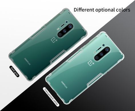 TPU чехол Nillkin Nature для OnePlus 8 Pro Серый
