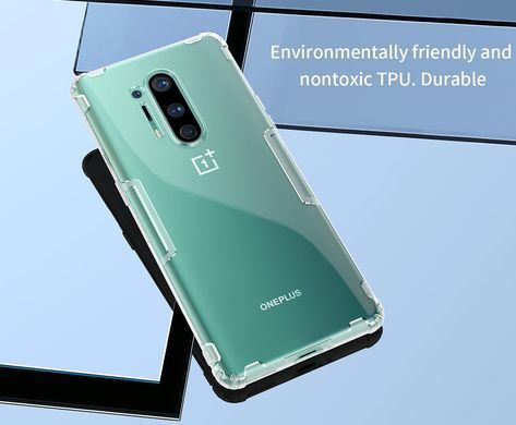 TPU чохол Nillkin Nature для OnePlus 8 Pro Прозорий