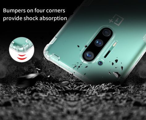 TPU чохол Nillkin Nature для OnePlus 8 Pro Прозорий