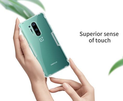 TPU чохол Nillkin Nature для OnePlus 8 Pro Прозорий