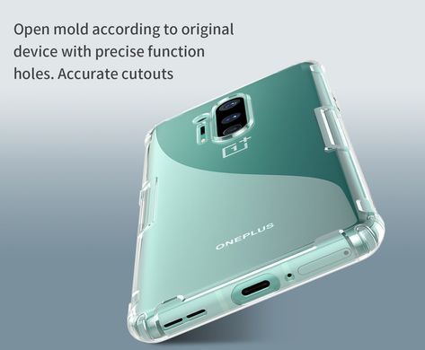TPU чохол Nillkin Nature для OnePlus 8 Pro Прозорий