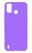 Захисний чохол Liquid Case Full Cover для Tecno Spark 6 GO Бузковий