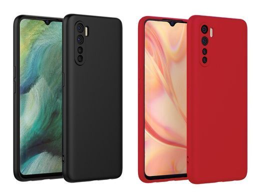 Защитный чехол Liquid Case Full Camera для Oppo A91 / Reno 3 Черный