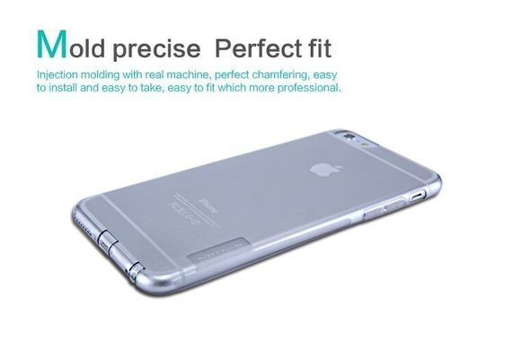 TPU чехол Nillkin Nature для iPhone 6 plus Прозрачный