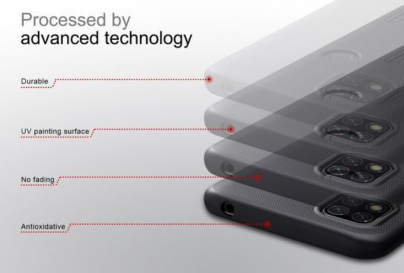 Захисний чохол Nillkin Frosted Shield для Xiaomi Redmi 9C / Redmi 10A Чорний
