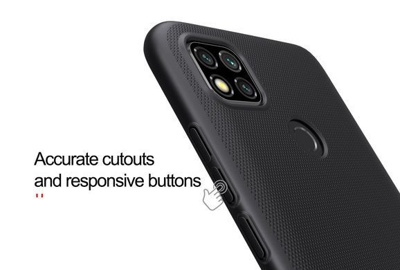 Захисний чохол Nillkin Frosted Shield для Xiaomi Redmi 9C / Redmi 10A Чорний
