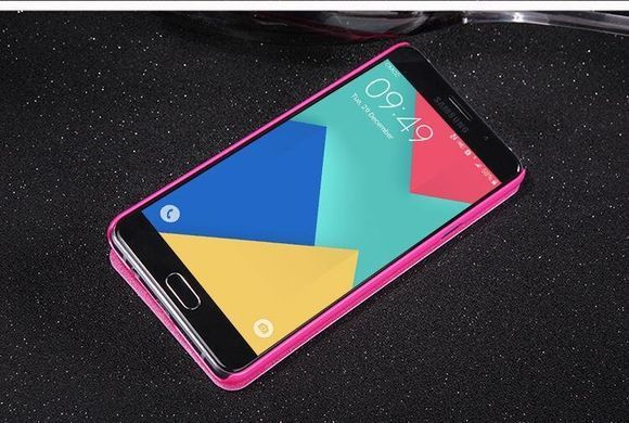 Чохол-книжка Nillkin Sparkle для Samsung A710F Galaxy A7 (2016) Рожевий