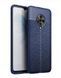 Захисний чохол Leather для Vivo S6 Синій