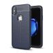 Захисний чохол Leather для iPhone 10 (X) / iPhone XS Синій