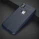 Захисний чохол Leather для iPhone 10 (X) / iPhone XS Синій
