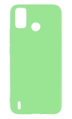 Защитный чехол Liquid Case Full Cover для Tecno Spark 6 GO Салатовый