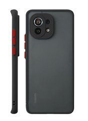 Защитный чехол Сolor Buttons для Xiaomi Mi 11 Lite / Mi 11 Lite 5G / 11 Lite 5G NE Черный