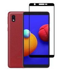 Защитное стекло 4D Plus для Samsung A013F Galaxy A01 Core / M013F Galaxy M01 Core Черный