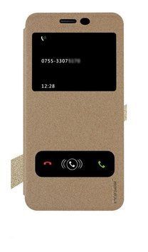 Чехол-книжка Pudini Goldsand для Samsung Galaxy On 7 Золотистый
