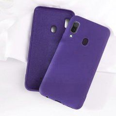 Защитный чехол Liquid Case Full Cover для Samsung A205F Galaxy A20 / A305F Galaxy A30 2019 Фиолетовый