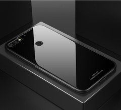 Захисний чохол Glass для Huawei Y6 2018 / Huawei Y6 Prime 2018 / Huawei Honor 7A Pro Чорний