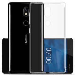 TPU чохол Strong Clear 0,5mm для Nokia 7 2017 Прозорий
