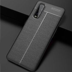 Захисний чохол Leather для Oppo Find X2 Чорний
