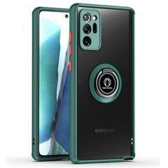 Захисний чохол Ring Buttons для Samsung N985F Galaxy Note 20 Ultra Зелений
