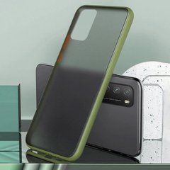 Защитный чехол Сolor Buttons для Xiaomi Poco M3 Зеленый