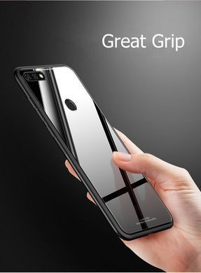 Захисний чохол Glass для Huawei Y6 2018 / Huawei Y6 Prime 2018 / Huawei Honor 7A Pro Чорний