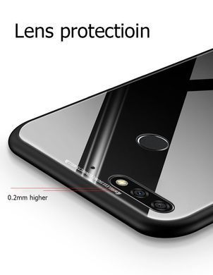 Захисний чохол Glass для Huawei Y6 2018 / Huawei Y6 Prime 2018 / Huawei Honor 7A Pro Чорний