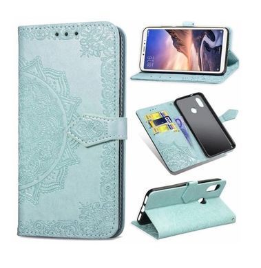 Чохол-книжка Art Book для Xiaomi Mi Max 3 Бірюзовий
