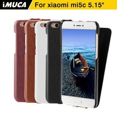 Чехол-флип IMUCA для Xiaomi Mi5c Бордовый