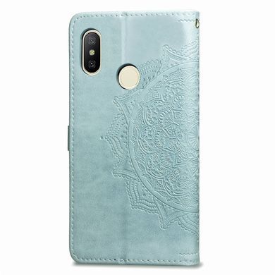 Чохол-книжка Art Book для Xiaomi Mi Max 3 Бірюзовий