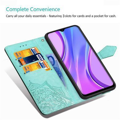 Чехол-книжка Art Book для ZTE Blade A7s 2020 Бирюзовый