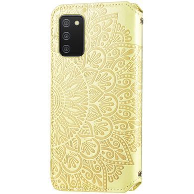 Чохол-книжка Flower Book для Samsung A025 Galaxy A02s Жовтий