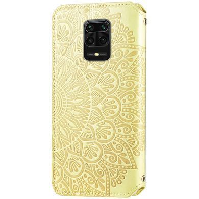 Чохол-книжка Flower Book для Xiaomi Redmi Note 9 Pro / Redmi Note 9S / Redmi Note 9 Pro Max Жовтий