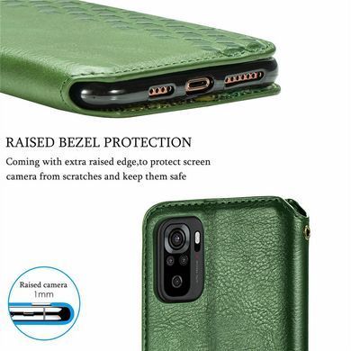 Чехол-книжка Tessero Book для Xiaomi Redmi Note 10 / Redmi Note 10S / Poco M5s Зеленый